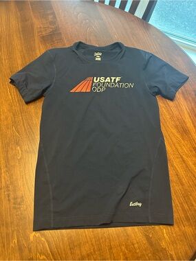 USATF Foundation ODP Graphic Tee - Navy with Red Logo